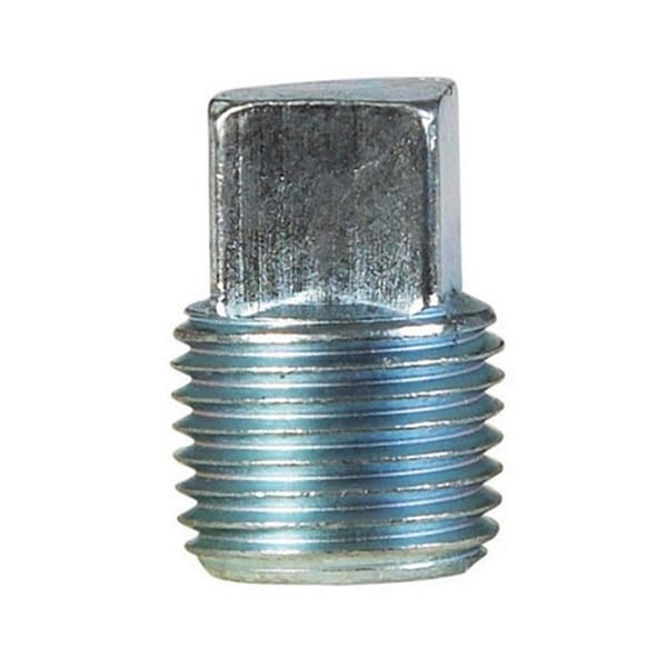 Gizmo 753288000315 0.12 in. Square Head Plugs in Galvanized Steel, 5PK GI880812 - main